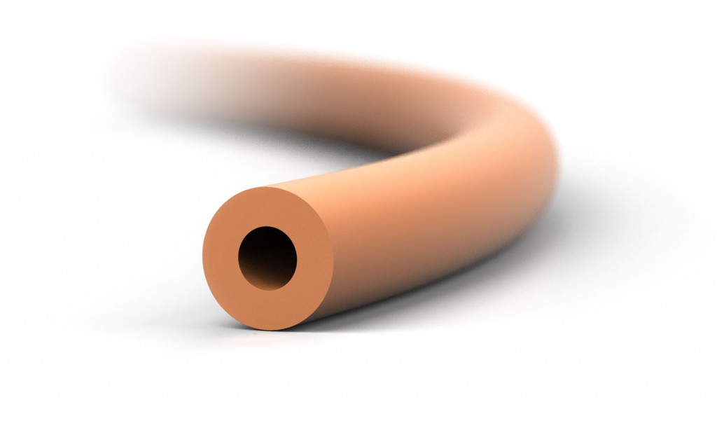 PEEK Tubing Orange 1/16" OD x .020" ID x 5ft Biotech