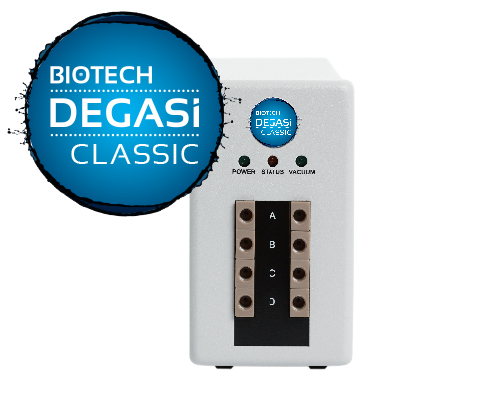 BIOTECH DEGASi CLASSIC, for analytical instrumentation and chromatography